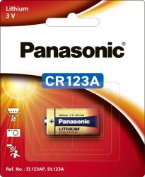 ��������� Panasonic �������� CR123 �������, 1 ��. CR-123AW/1BE